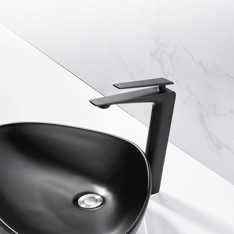 Bahtroom Sink Faucet Modern Style Lavetory Tall Vessel High Arc