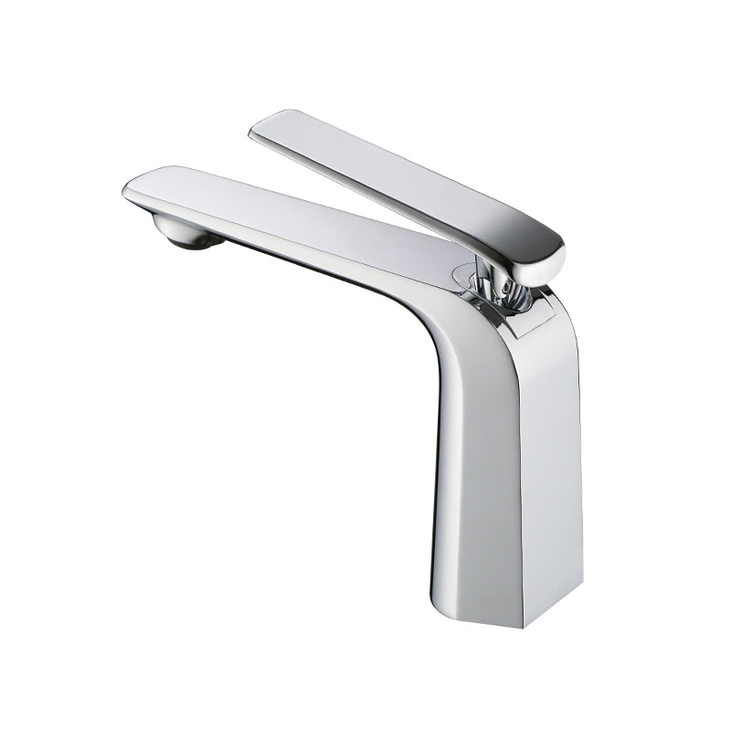 Bathroom Single Hole Sink Faucet with Copper Chrome Finished China Supply