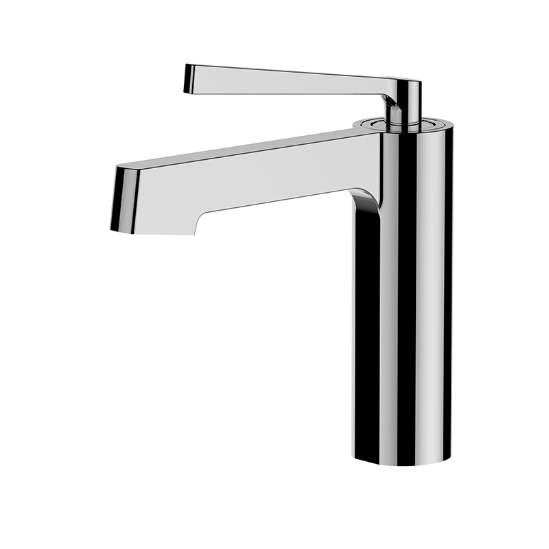 OUBAO Gold bathroom faucets for vessel sink, single hole