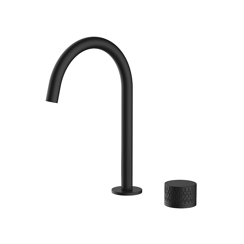 Sink Faucets Two Holes Black Polished Factory Direct Supply