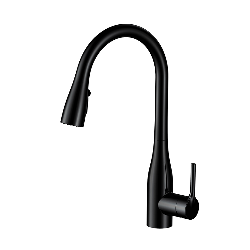 OUBAO polished hot cold water sink kitchen mixer faucet manufacturer