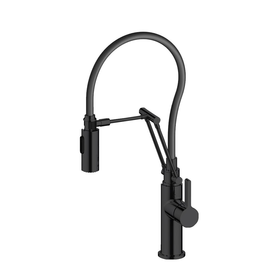 Modern Kitchen Sink Faucet with Single Handle and Pull Down Sprayer Manufacturer