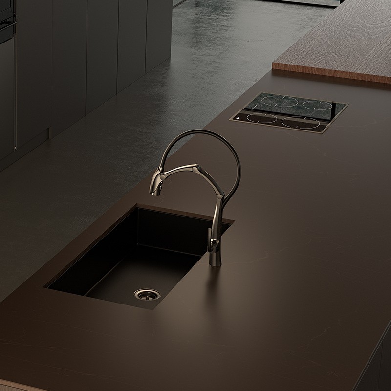 Modern Kitchen Sink Faucet with Digital Temperature Display & Touch Senser