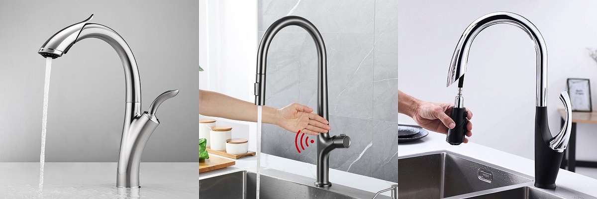 Pull Down Kitchen Faucet