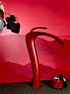 OUBAO Red Goddess Art Faucet — An Elegant Choice for Stylish Homes